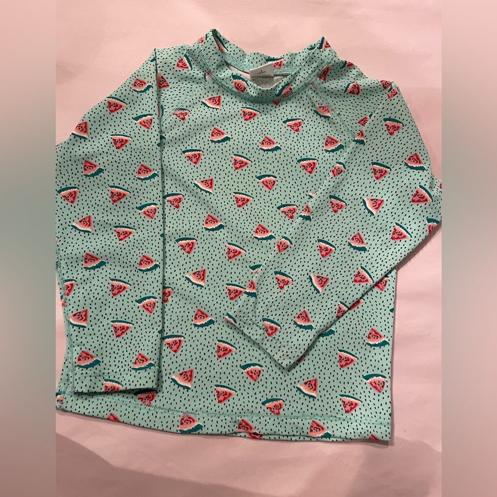 Egg by Susan Lazar Rash Guard Shirt Size 4 Years